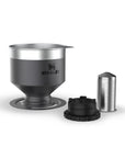 Set pour over + taza camping Stanley negro