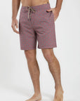 Traje de Baño hombre Surf Bird burdeo - Poliéster reciclado - Frøens