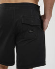 Traje de Baño hombre Surf Lavado negro - Poliéster reciclado
