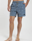 Traje de Baño hombre Trunk Pez azul - Poliéster reciclado - Frøens