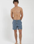 Traje de Baño hombre Trunk Pez azul - Poliéster reciclado - Frøens