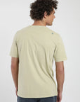 Polera manga corta hombre Vibes beige - Algodón orgánico