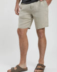 Short hombre Ellis beige - Lino - Frøens