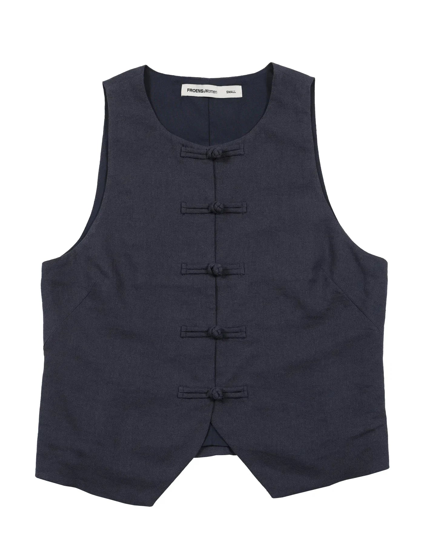 Blusa sin mangas Asia azul Froens