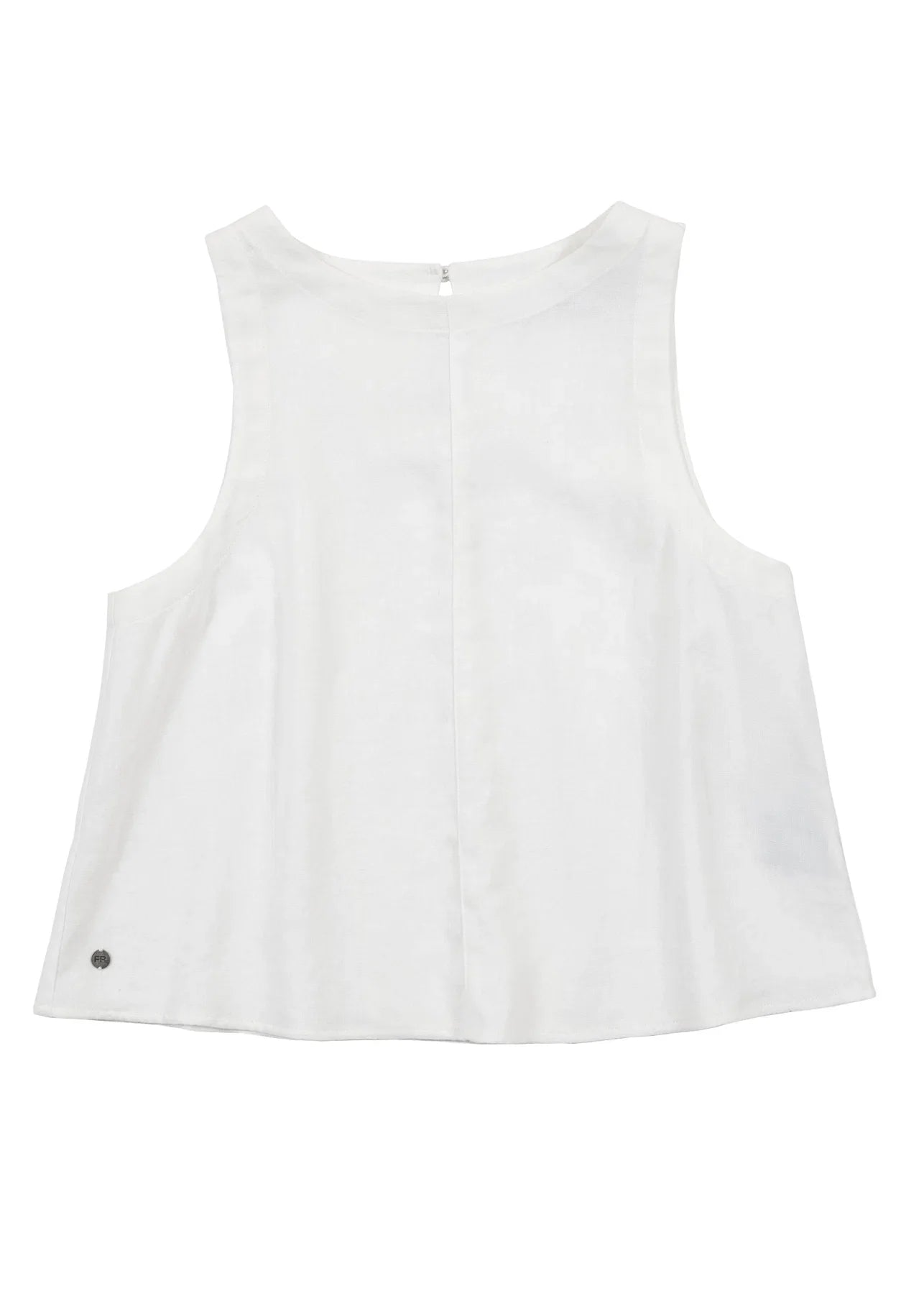 Blusa sin mangas Caulle blanco Froens