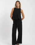 Blusa sin mangas Caulle negro Froens