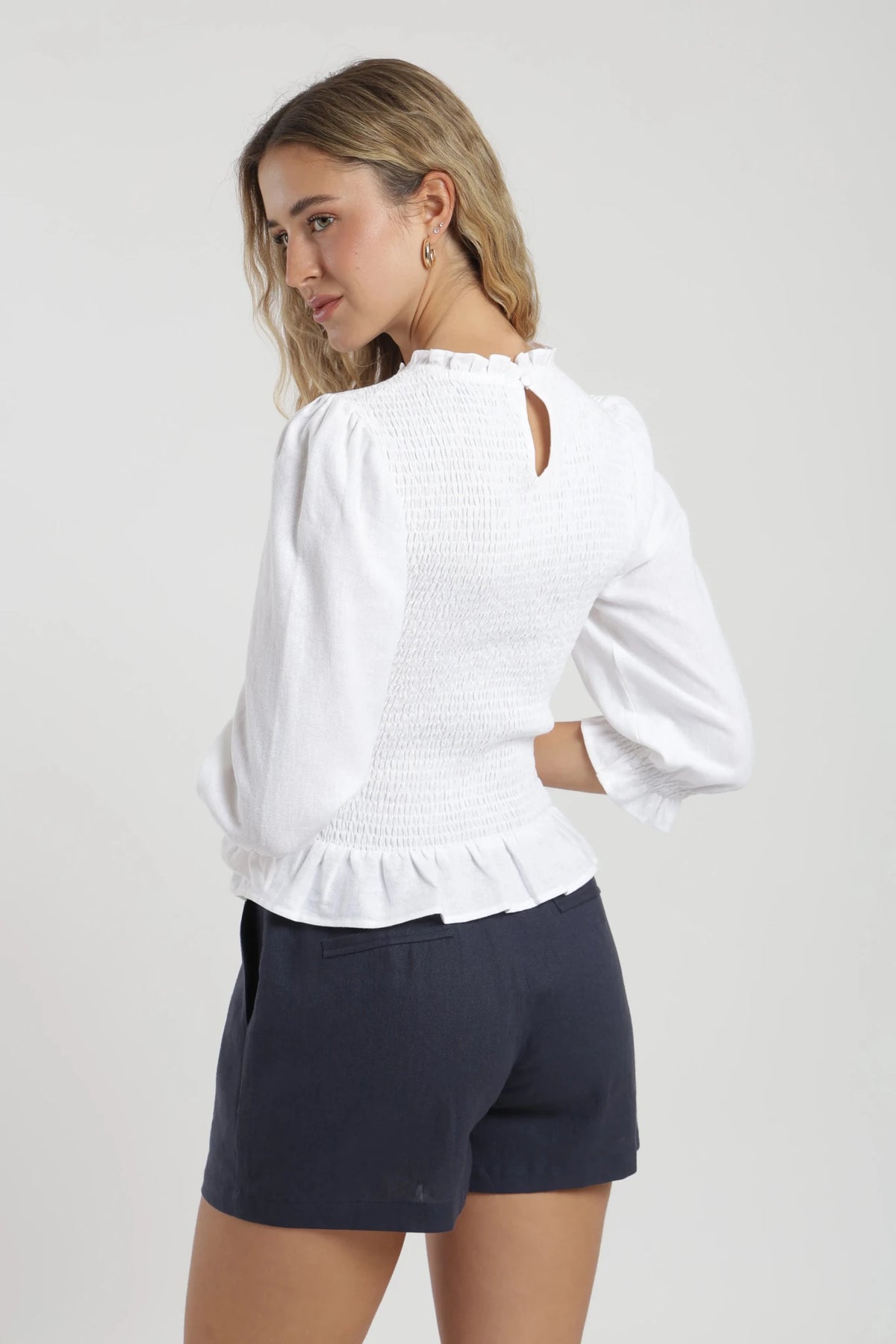 Blusa lira blanco Froens