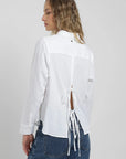 Blusa manga larga Lucy blanco Froens