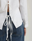 Blusa manga larga Lucy blanco Froens