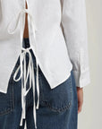 Blusa manga larga Lucy blanco Froens