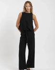 Blusa sin mangas Caulle negro Froens