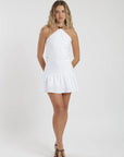 Blusa sin mangas roca blanco Froens