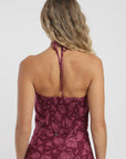 Blusa sin mangas roca burdeo Froens