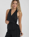 Blusa sin mangas sydney negro Froens