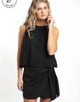 Blusa Caulle negro