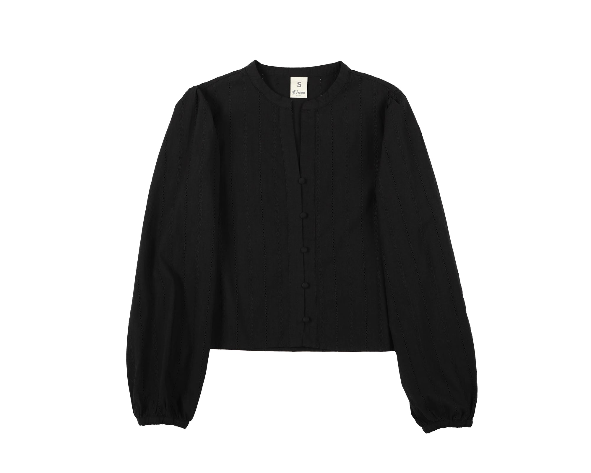 Blusa manga larga Nacar negro - Frøens