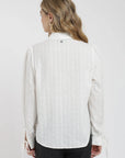 Blusa manga larga Poppy blanco