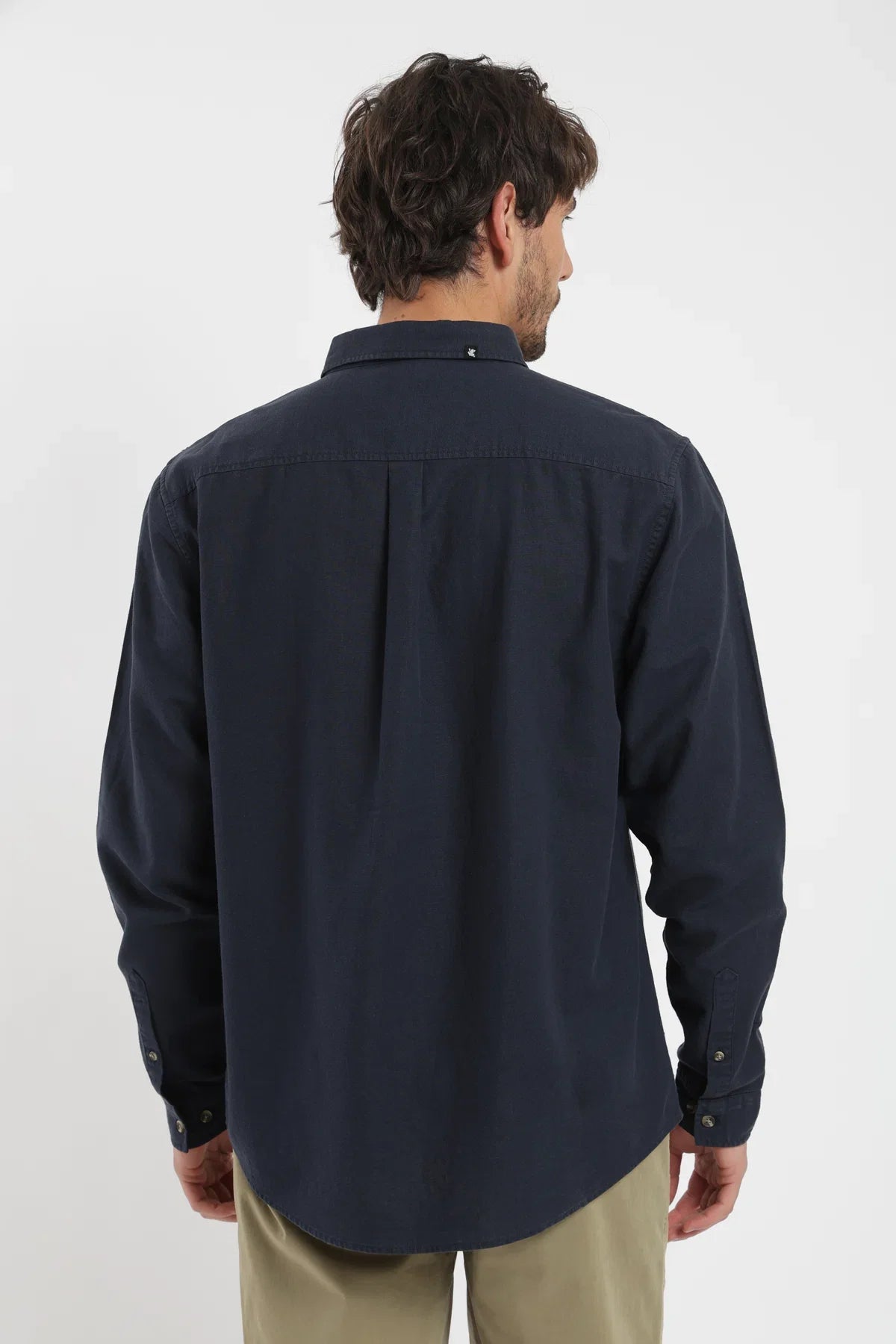 Camisa manga larga Basic azul Froens
