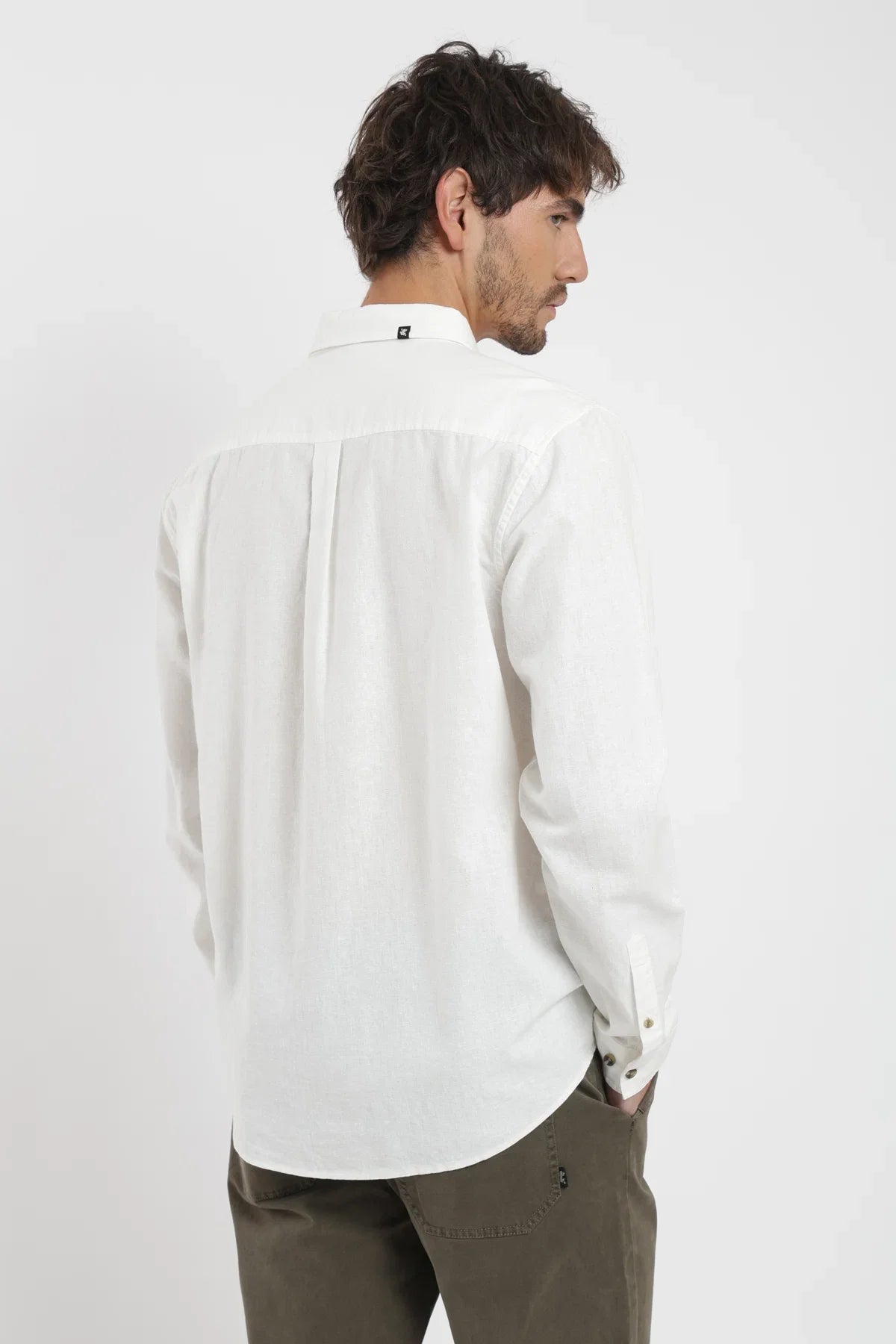 Camisa manga larga Basic blanco Froens