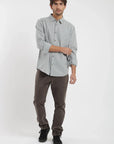Camisa manga larga Basic celeste Froens