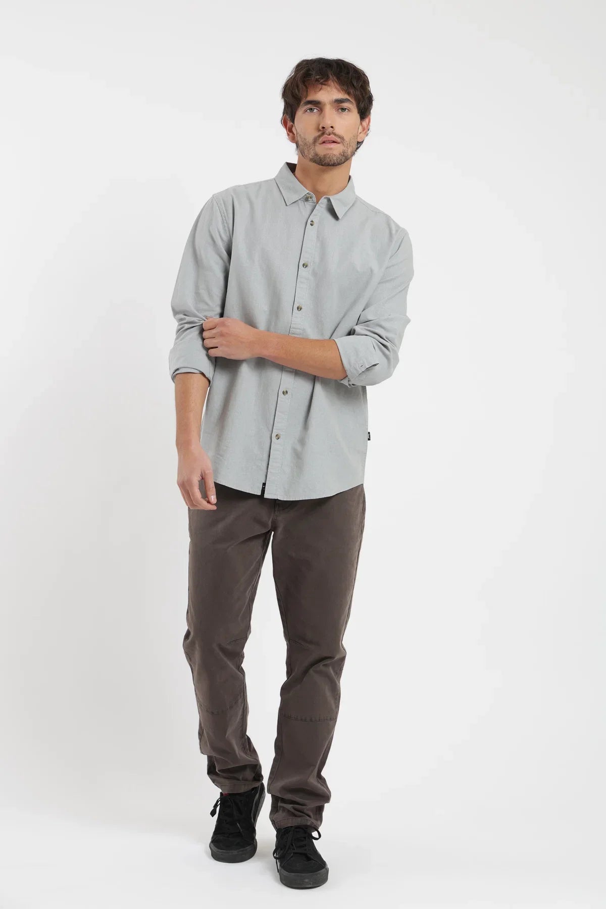 Camisa manga larga Basic celeste Froens