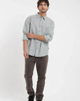 Camisa manga larga Basic celeste Froens
