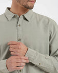 Camisa manga larga Basic verde claro Froens