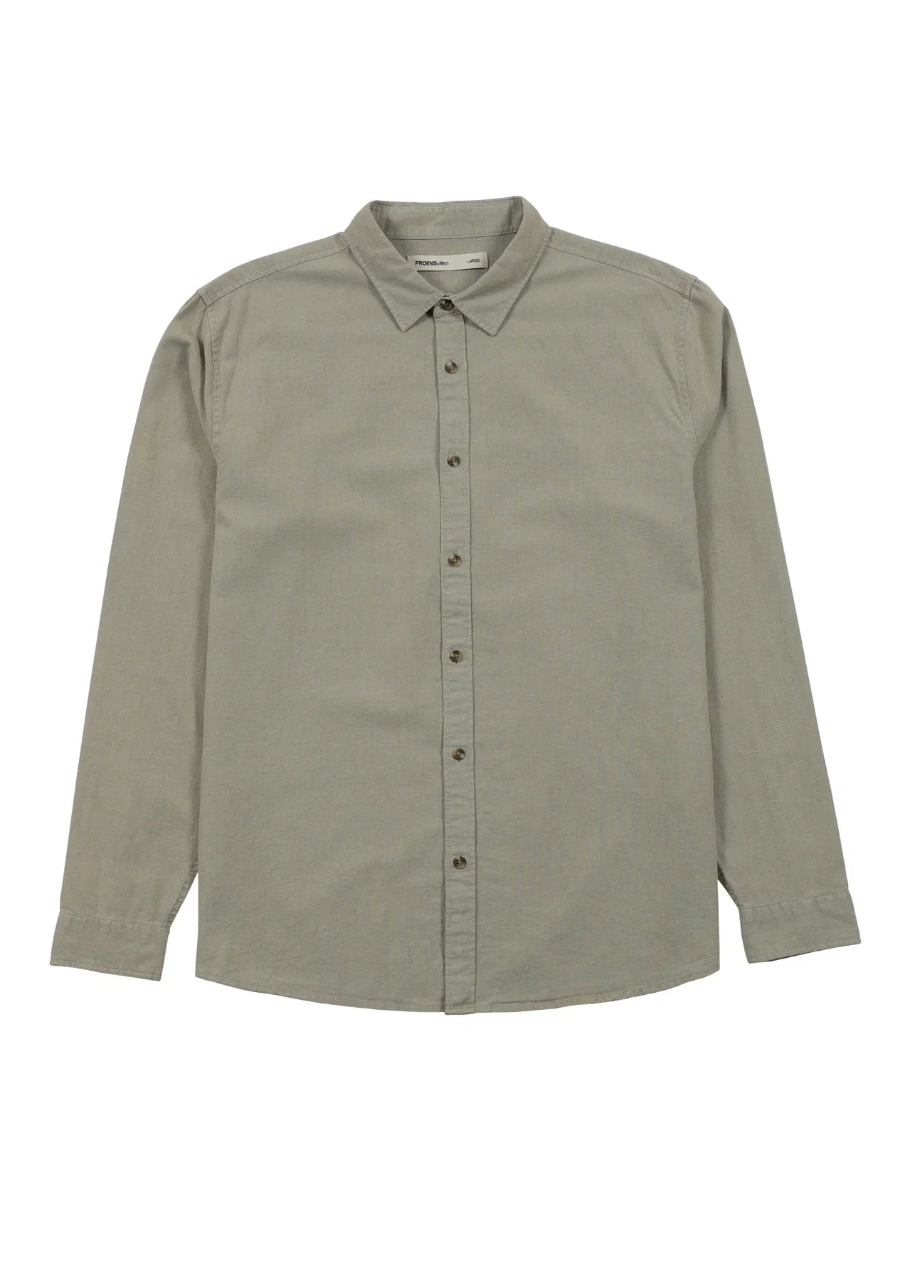 Camisa manga larga Basic verde claro