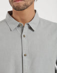 Camisa manga larga Basic celeste