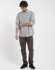 Camisa manga larga Basic celeste