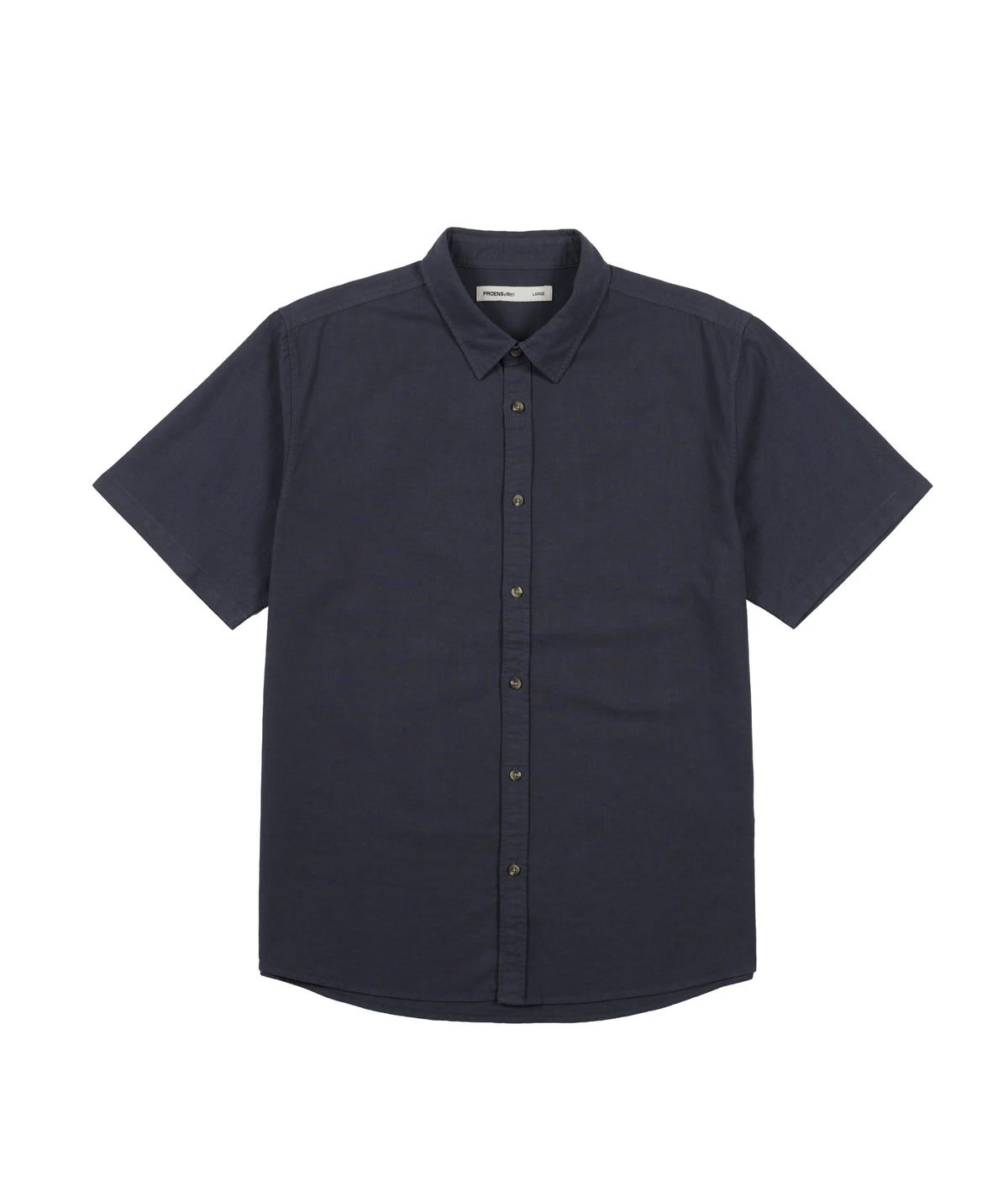 Camisa manga corta classic azul Froens