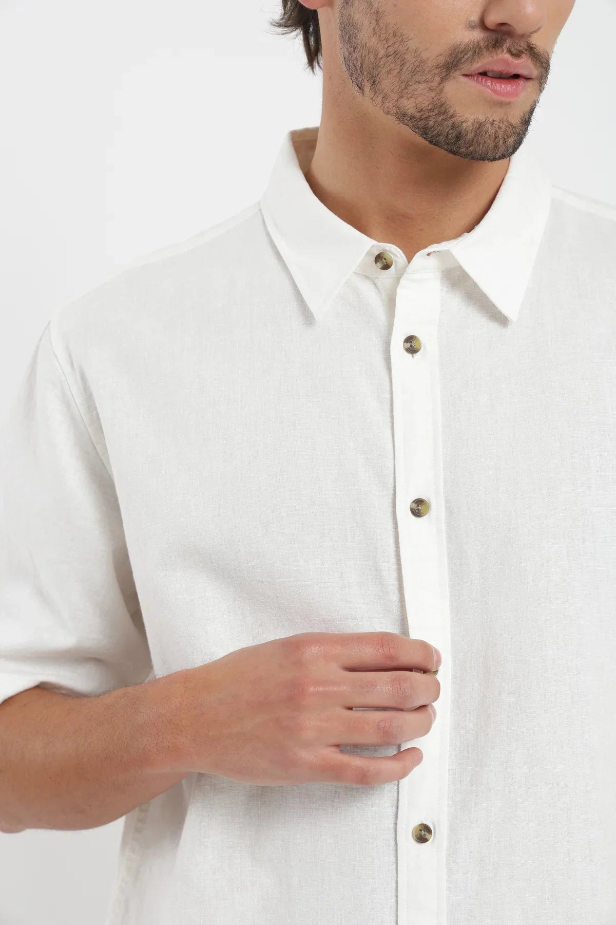 Camisa manga corta Classic blanco Froens