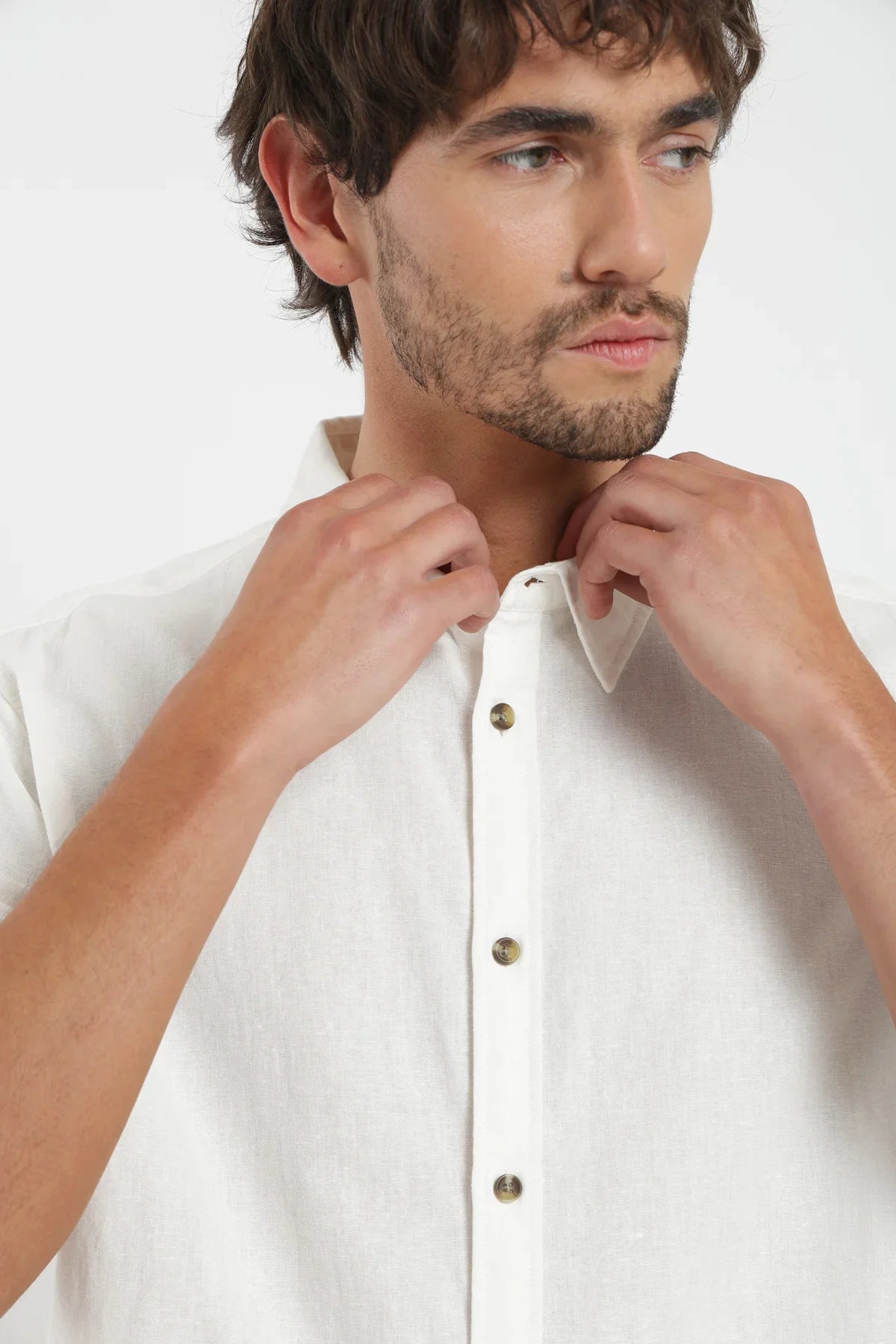 Camisa manga corta Classic blanco Froens
