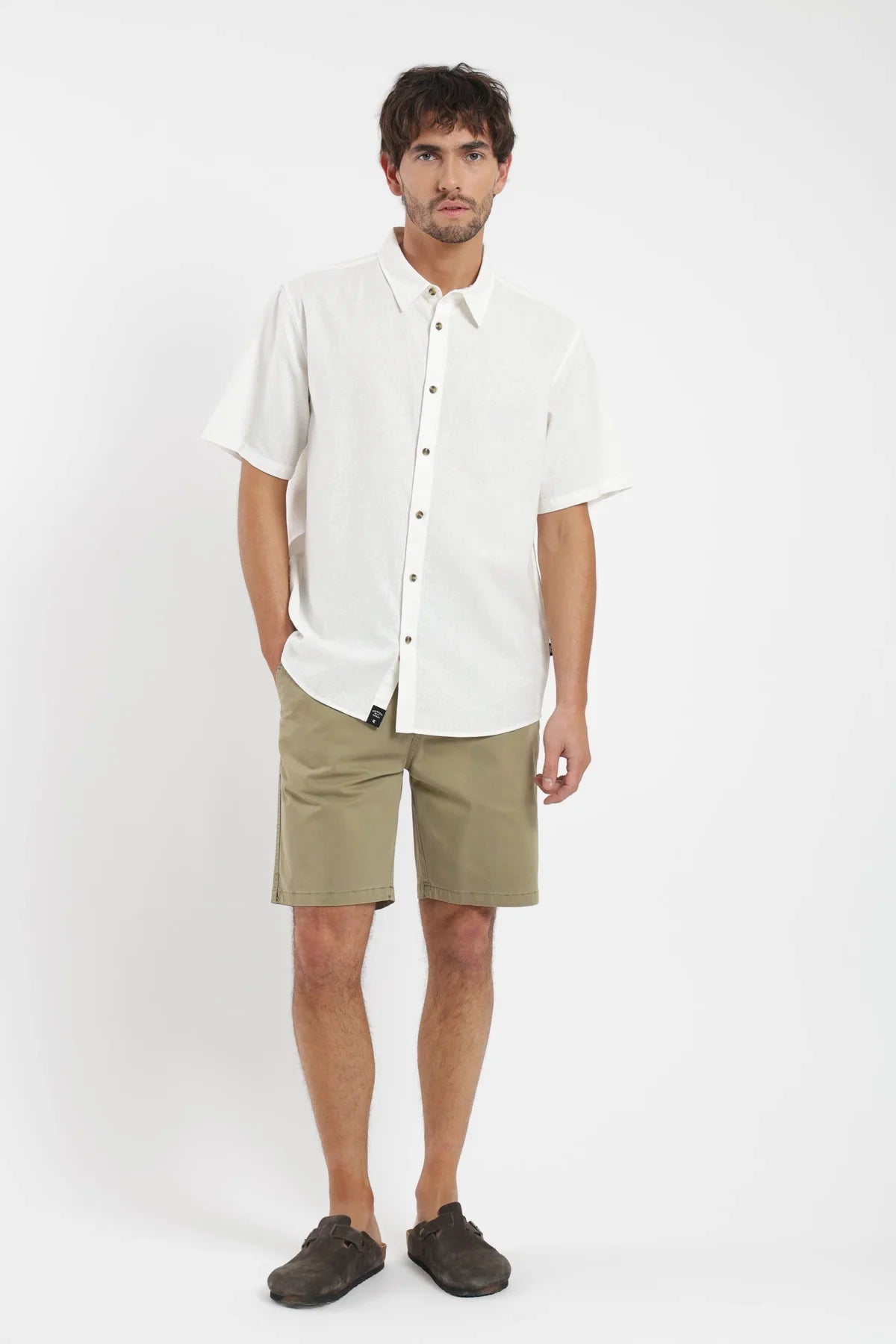 Camisa manga corta Classic blanco Froens