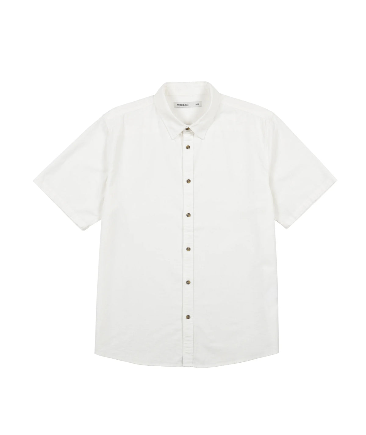 Camisa manga corta classic blanco Froens