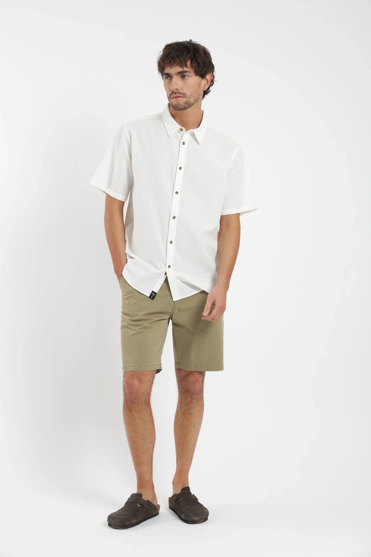Camisa manga corta Classic blanco Froens