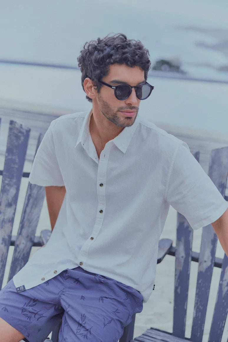 Camisa manga corta classic blanco Froens