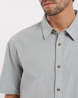 Camisa manga corta Classic celeste