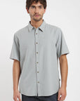 Camisa manga corta Classic celeste