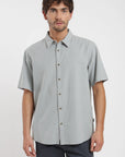 Camisa manga corta classic verde claro Froens