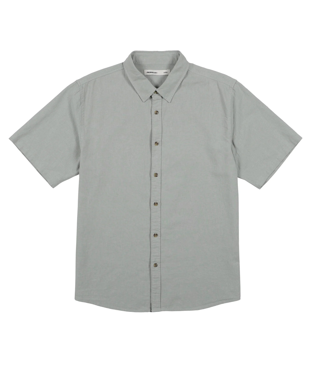 Camisa manga corta classic verde claro Froens