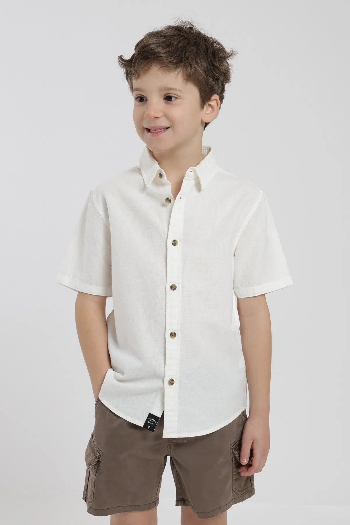 Camisa Classic Kids blanco Froens