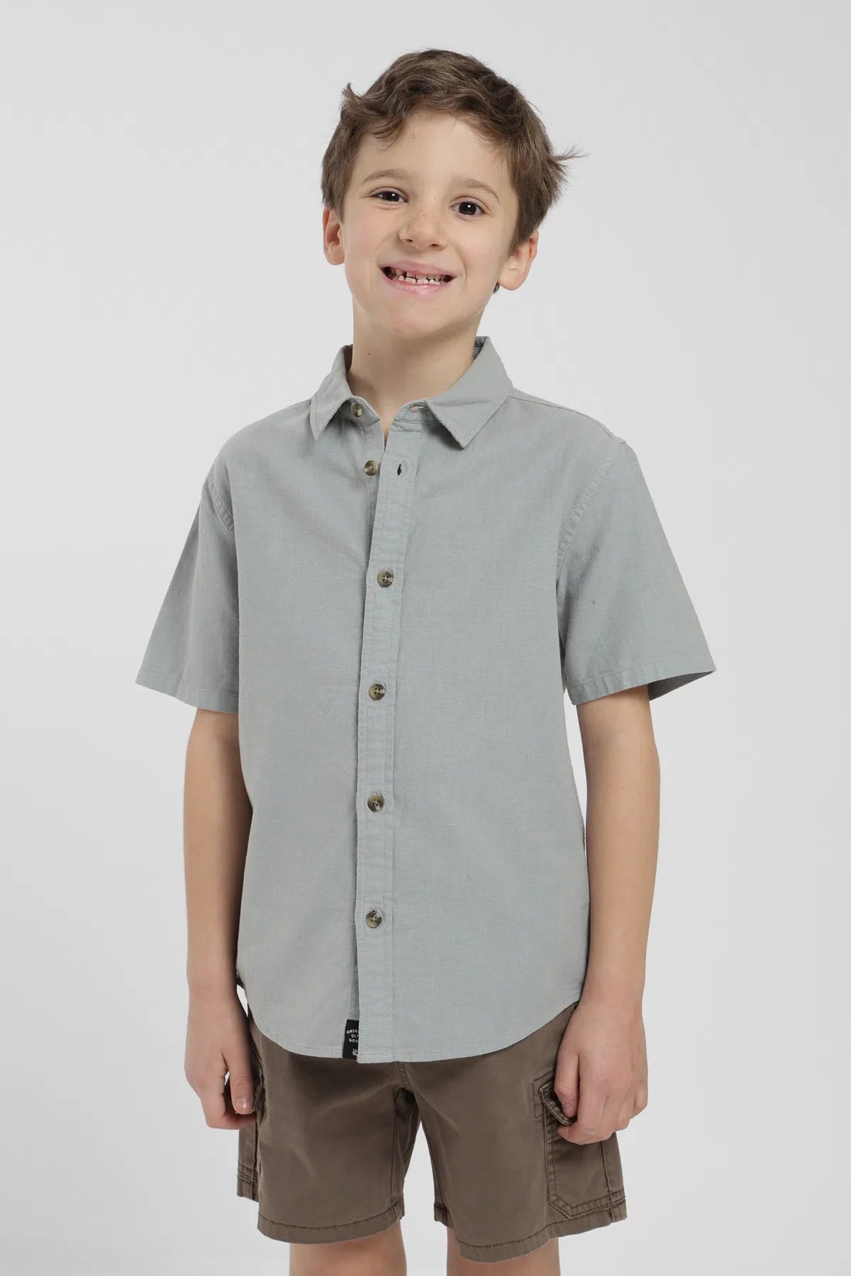 Camisa Classic Kids celeste Froens