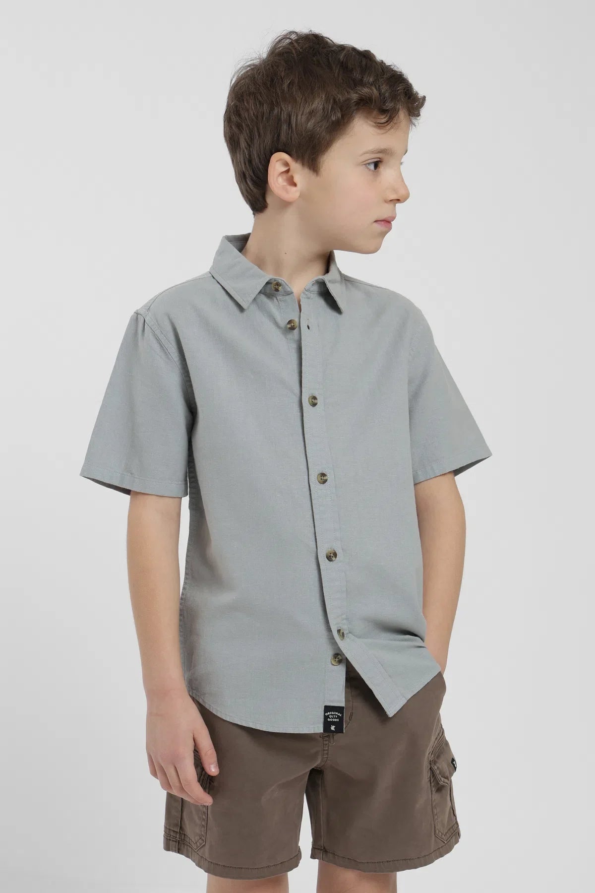 Camisa Classic Kids celeste Froens
