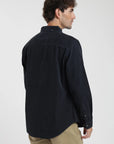 Camisa manga larga Corduroy azul