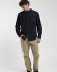 Camisa manga larga Corduroy azul