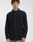 Camisa manga larga Corduroy azul