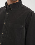 Camisa manga larga Corduroy grafito - Algodón orgánico - Frøens