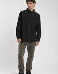 Camisa manga larga Corduroy grafito - Algodón orgánico - Frøens
