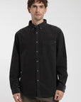 Camisa manga larga Corduroy grafito - Algodón orgánico - Frøens